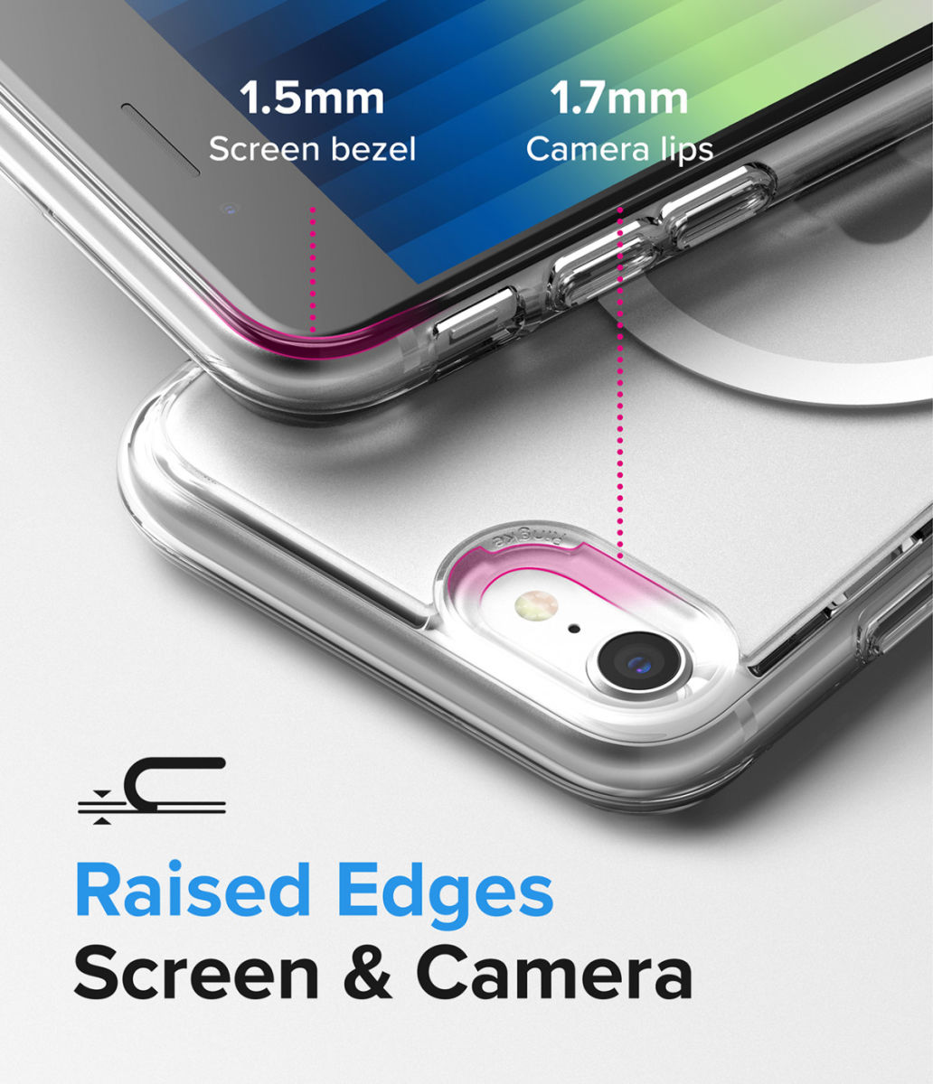 Ringke Fusion iPhone SE (2020/2022) / 8 / 7 Hoesje MagSafe Transparant afbeelding 5