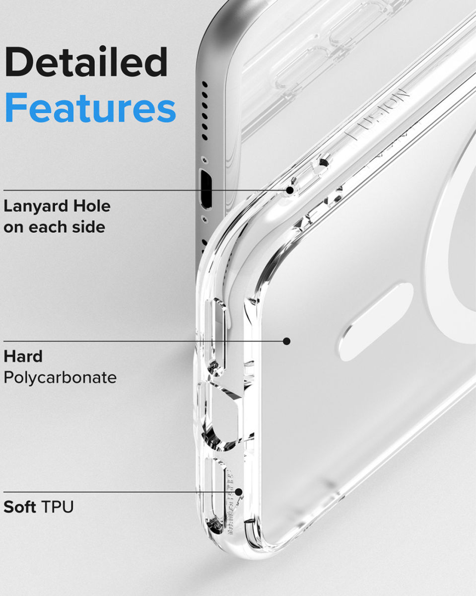 Ringke Fusion iPhone SE (2020/2022) / 8 / 7 Hoesje MagSafe Transparant afbeelding 6