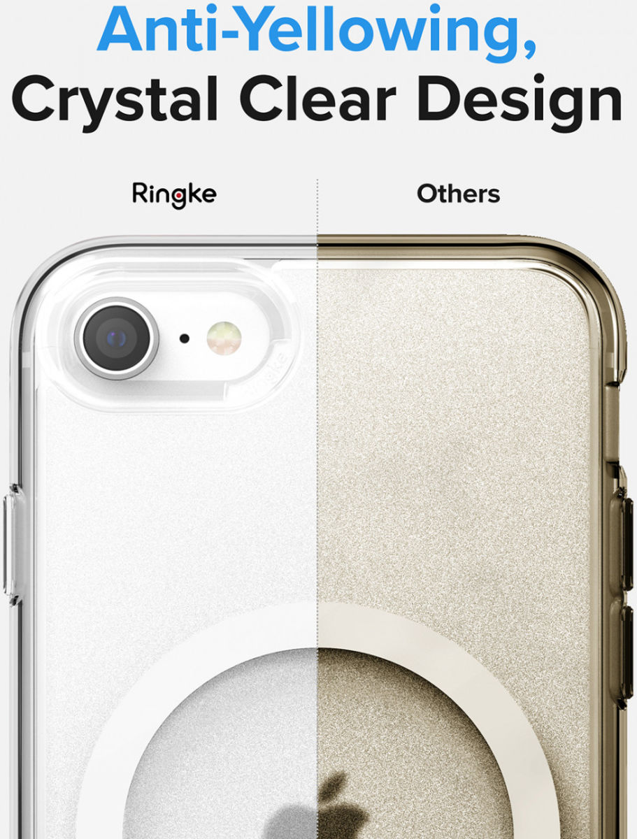 Ringke Fusion iPhone SE (2020/2022) / 8 / 7 Hoesje MagSafe Transparant afbeelding 8