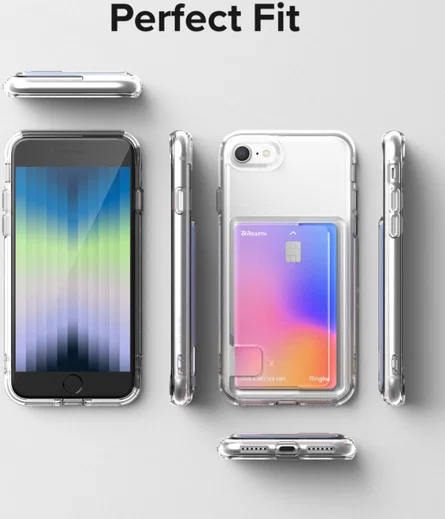 Ringke Fusion Card iPhone SE (2020/2022) / 8 / 7 Hoesje Transparant afbeelding 13