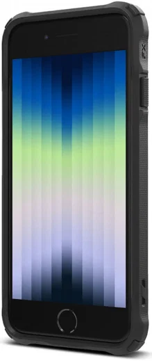 Ringke Fusion X iPhone SE (2020/2022) / 8 / 7 Hoesje Camo Zwart afbeelding 2