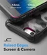 Ringke Fusion X iPhone SE (2020/2022) / 8 / 7 Hoesje Camo Zwart afbeelding 4