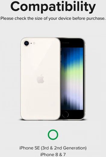 Ringke Onyx iPhone SE (2020/2022) / 8 / 7 Hoesje Flexibel TPU Grijs afbeelding 8