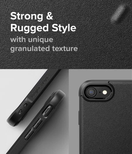 Ringke Onyx iPhone SE (2020/2022) / 8 / 7 Hoesje Flexibel TPU Grijs afbeelding 5
