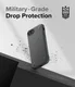 Ringke Onyx iPhone SE (2020/2022) / 8 / 7 Hoesje Flexibel TPU Grijs afbeelding 3