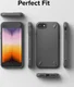 Ringke Onyx iPhone SE (2020/2022) / 8 / 7 Hoesje Flexibel TPU Grijs afbeelding 9