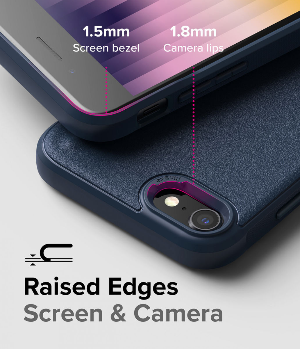Ringke Onyx iPhone SE (2020/2022) / 8 / 7 Hoesje Flexibel TPU Grijs afbeelding 4