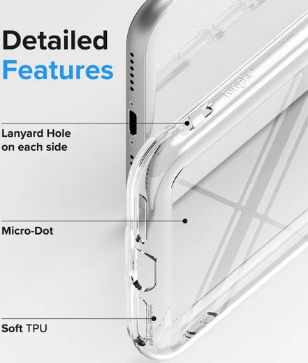 Ringke Air iPhone SE (2020/2022)/8/7 Hoesje Flexibel TPU Glitter afbeelding 6