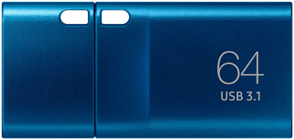 Originele Samsung USB-C Stick voor Extra Opslaggeheugen 64GB Blauw afbeelding 2