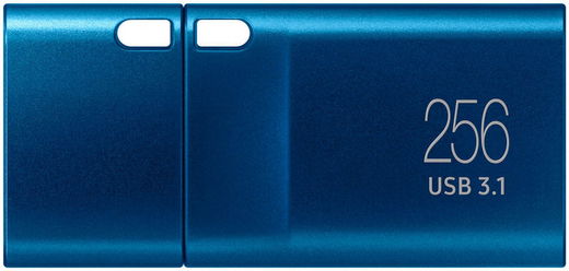 Originele Samsung USB-C Stick voor Extra Opslaggeheugen 256GB Blauw afbeelding 2