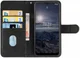 Nokia G11 / G21 Hoesje Portemonnee Wallet Book Case met Bandje Zwart afbeelding 1
