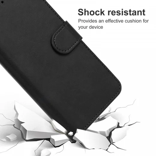 Nokia G11 / G21 Hoesje Portemonnee Wallet Book Case met Bandje Zwart afbeelding 4