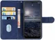 Nokia G11 / G21 Hoesje Portemonnee Wallet Book Case met Bandje Blauw afbeelding 1