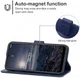Nokia G11 / G21 Hoesje Portemonnee Wallet Book Case met Bandje Blauw afbeelding 3