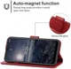 Nokia G11 / G21 Hoesje Portemonnee Wallet Book Case met Bandje Rood afbeelding 3