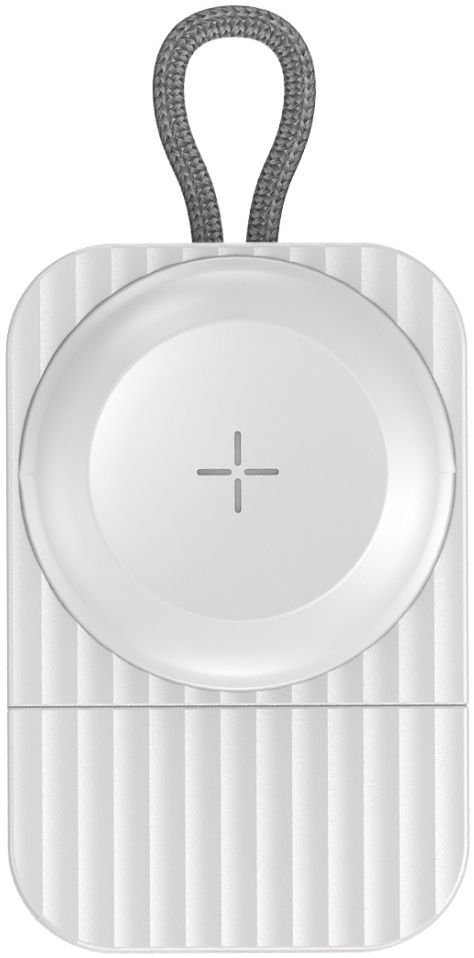 ROCK Compacte Magnetische USB-C Apple Watch Oplader 2.5W Wit afbeelding 1