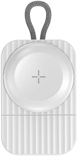ROCK Compacte Magnetische USB-C Apple Watch Oplader 2.5W Wit afbeelding 1