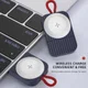 ROCK Compacte Magnetische USB-C Apple Watch Oplader 2.5W Wit afbeelding 3