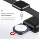 ROCK Compacte Magnetische USB-C Apple Watch Oplader 2.5W Wit afbeelding 5