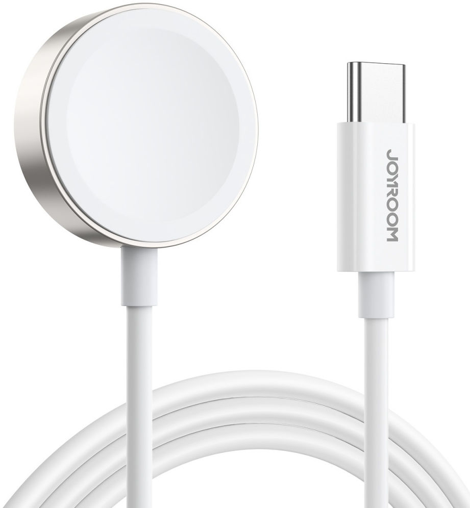 Joyroom S-IW004 Oplader voor Apple Watch Magnetic USB-C Kabel 1.2m Wit afbeelding 1