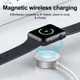 Joyroom S-IW004 Oplader voor Apple Watch Magnetic USB-C Kabel 1.2m Wit afbeelding 3