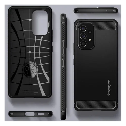 Spigen Rugged Armor Samsung Galaxy A53 Hoesje Back Cover Zwart afbeelding 9