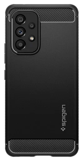 Spigen Rugged Armor Samsung Galaxy A53 Hoesje Back Cover Zwart afbeelding 4