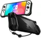 Spigen Rugged Armor Nintendo Switch OLED Hoesje Zwart afbeelding 1