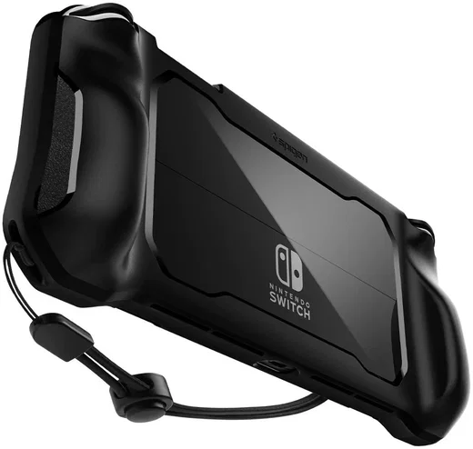 Spigen Rugged Armor Nintendo Switch OLED Hoesje Zwart afbeelding 15