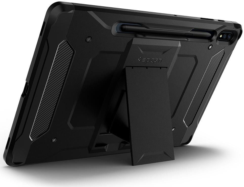 Spigen Tough Armor Pro Samsung Galaxy Tab S8+/S7+/S7 FE Hoes Gunmetal afbeelding 3
