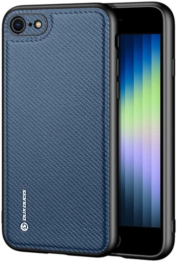 Dux Ducis Fino Series iPhone 7/8/SE 2020/2022 Hoesje Back Cover Blauw afbeelding 1