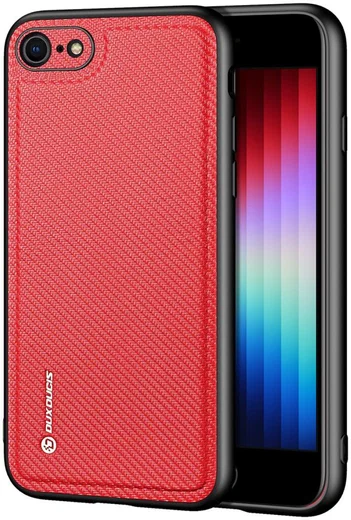 Dux Ducis Fino Series iPhone 7/8/SE 2020/2022 Hoesje Back Cover Rood afbeelding 1