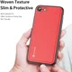 Dux Ducis Fino Series iPhone 7/8/SE 2020/2022 Hoesje Back Cover Rood afbeelding 2