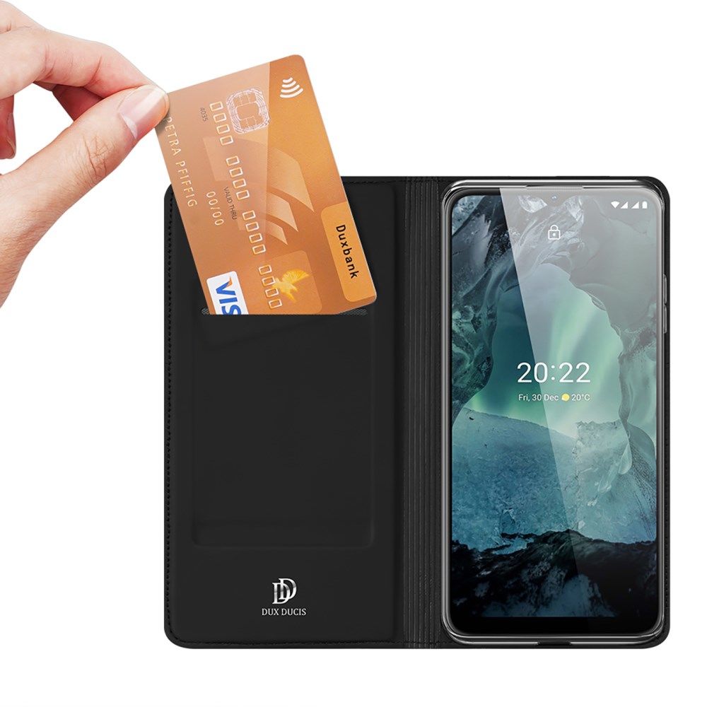 Dux Ducis Skin Pro Series Nokia G11 / G21 Hoesje Portemonnee Zwart afbeelding 1