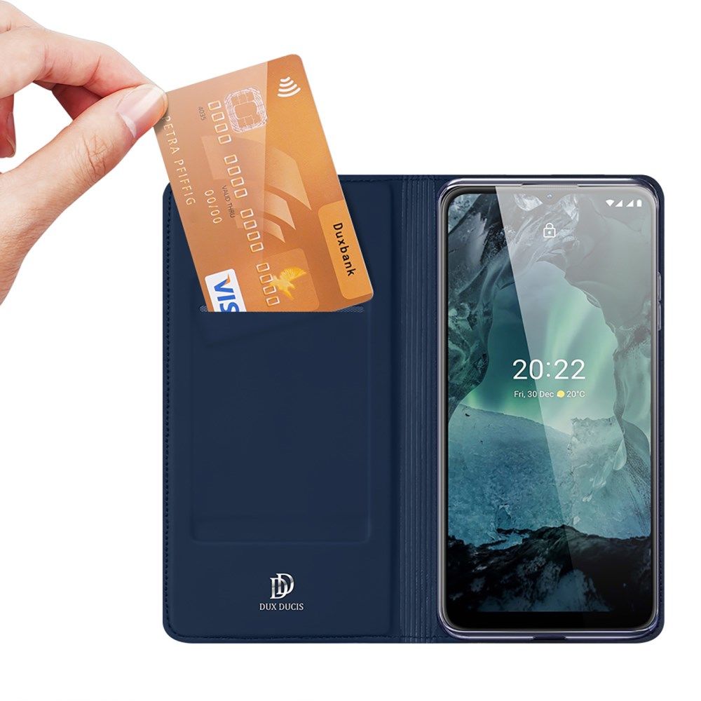 Dux Ducis Skin Pro Series Nokia G11 / G21 Hoesje Portemonnee Blauw afbeelding 1