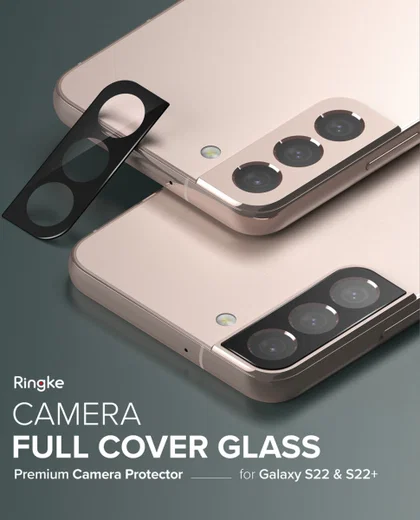 Ringke Samsung Galaxy S22/S22 Plus Camera Protector Glass [3-Pack] afbeelding 12
