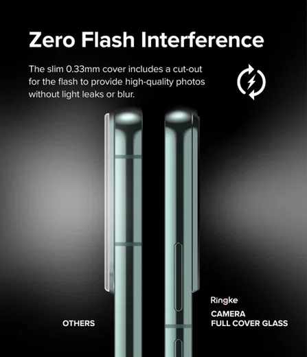Ringke Samsung Galaxy S22/S22 Plus Camera Protector Glass [3-Pack] afbeelding 3