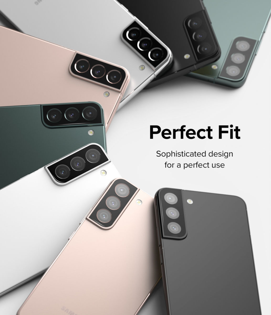 Ringke Samsung Galaxy S22/S22 Plus Camera Protector Glass [3-Pack] afbeelding 6