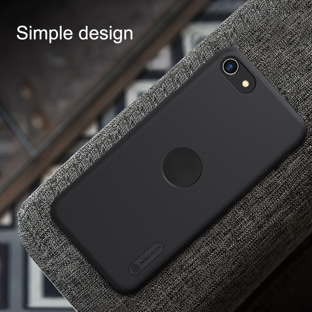 Nillkin Super Frosted Shield iPhone SE (2020/2022)/8/7 Hoesje Zwart afbeelding 6