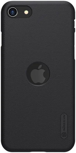 Nillkin Super Frosted Shield iPhone SE (2020/2022)/8/7 Hoesje Zwart afbeelding 2