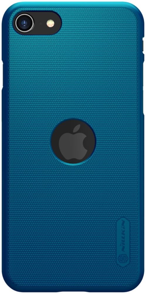 Nillkin Super Frosted Shield iPhone SE (2020/2022)/8/7 Hoesje Blauw afbeelding 2