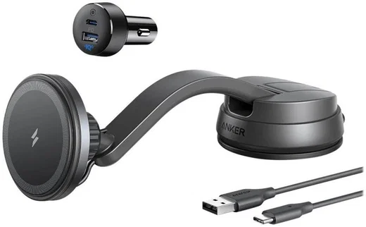 Anker 613 PowerWave MagGo (10W) Dashboard Houder met MagSafe Zwart afbeelding 1