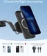 Anker 613 PowerWave MagGo (10W) Dashboard Houder met MagSafe Zwart afbeelding 8