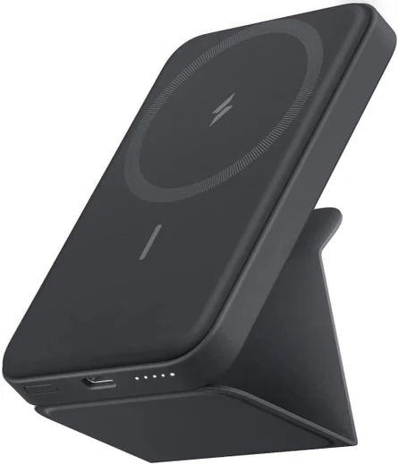 Anker 622 PowerWave MagGo MagSafe Powerbank met Stand 5.000 mAh Zwart afbeelding 1