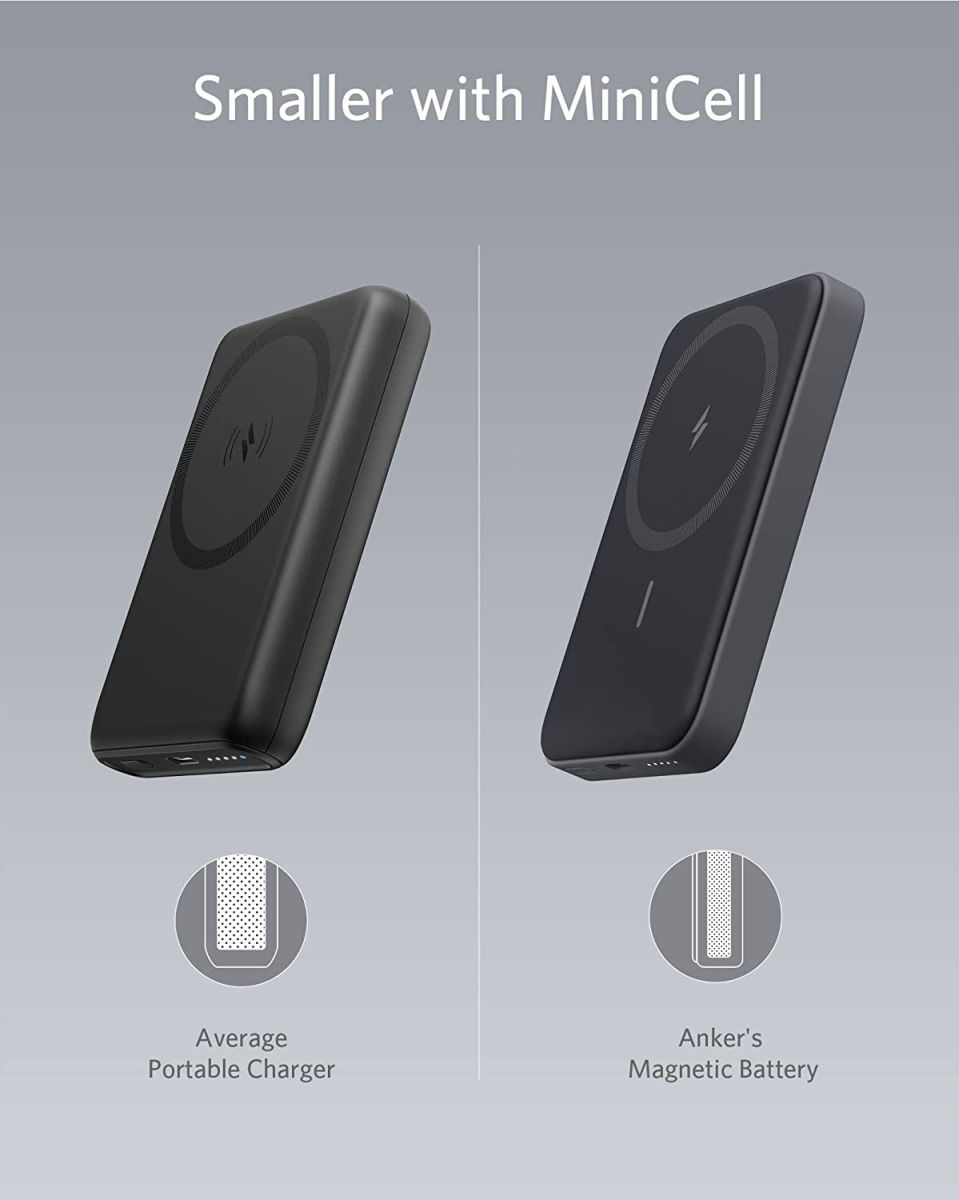 Anker 622 PowerWave MagGo MagSafe Powerbank met Stand 5.000 mAh Zwart afbeelding 8