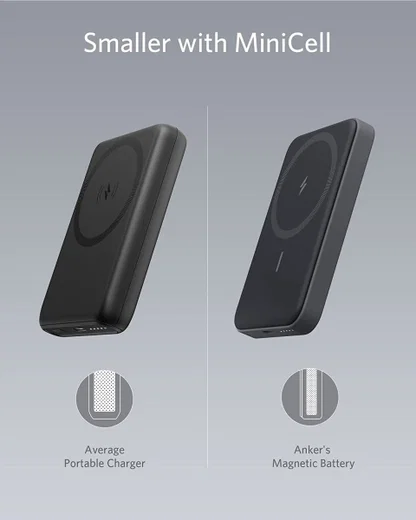 Anker 622 PowerWave MagGo MagSafe Powerbank met Stand 5.000 mAh Zwart afbeelding 8