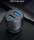 Anker PowerDrive III Alloy (36W) 2-Poorts USB-A Autolader Zwart afbeelding 4