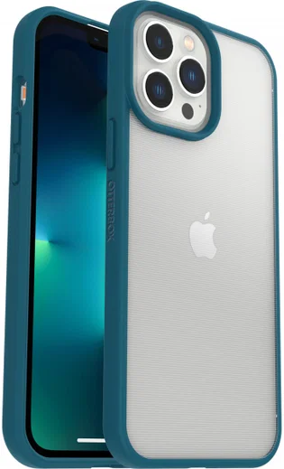 OtterBox React Apple iPhone 13 Pro Max Hoesje Back Cover Transparant Blauw afbeelding 1