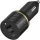 OtterBox 30W Fast Charge USB/USB-C Autolader Power Delivery Zwart afbeelding 1