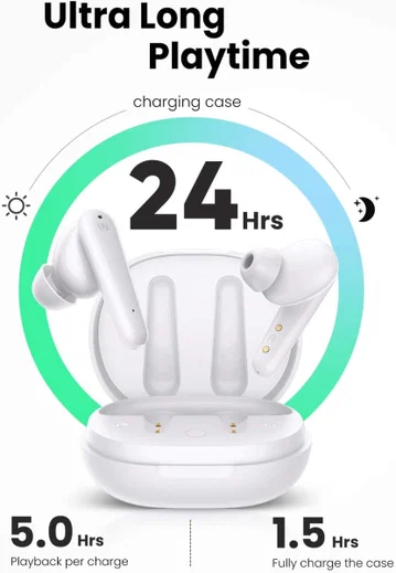 UGREEN HiTune T1 True Wireless Earbuds Draadloze Headset Wit afbeelding 2